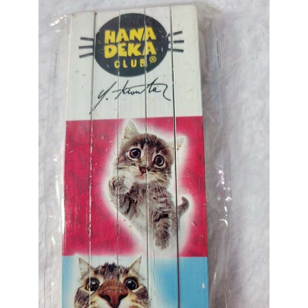 Hana Deka Club Series Collector No. 1 Square Flat No. 2 Pencils Cats VTG